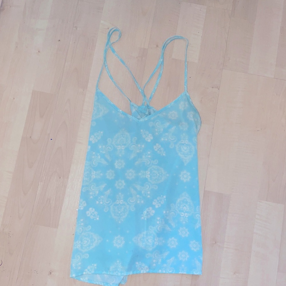Blue Hollister Tank Top